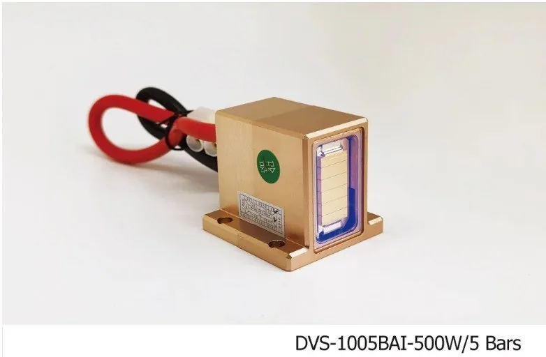 Диодный стек 500Вт 5×100W 808нм макроканальный (DVS-1005BAI / LST-1005BAI)